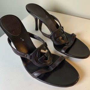 Gucci logo Heeled Sandals